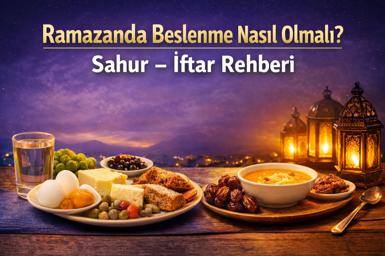 Ramazanda Beslenme Nasıl Olmalı? Sahur–İftar Rehberi